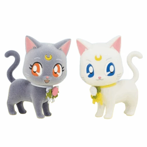 Sailor Moon Luna And Artemis Fluffy Puffy Figure