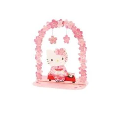 SANRIO Hello Kitty Pink Flowers Greeting Card