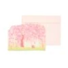 SANRIO Hello Kitty Sakura Tree Greeting Card -Sweet Stationery Store sakuragreetingcard