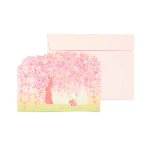 SANRIO Hello Kitty Sakura Tree Greeting Card