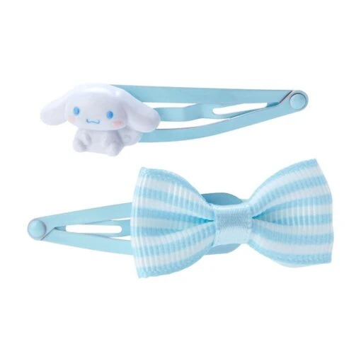 Sanrio Striped Ribbon Hair Clip Set - Image 2