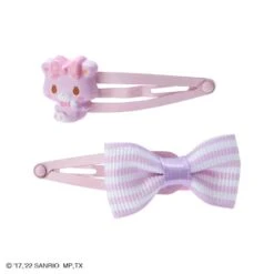 Sanrio Striped Ribbon Hair Clip Set -Sweet Stationery Store sanrio n 2202 488682