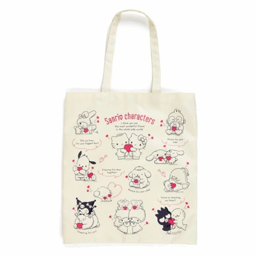 Sanrio My Favorite Red Hearts Tote Bag