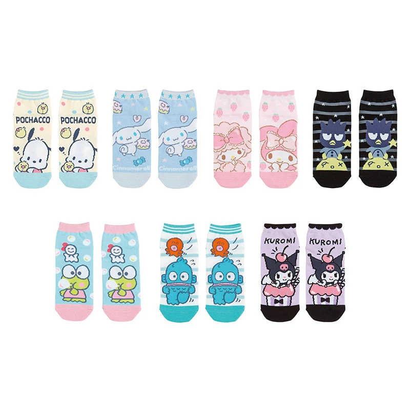 Sanrio Characters Buddy Adult Socks 3 Sanrio Characters Buddy Adult Socks