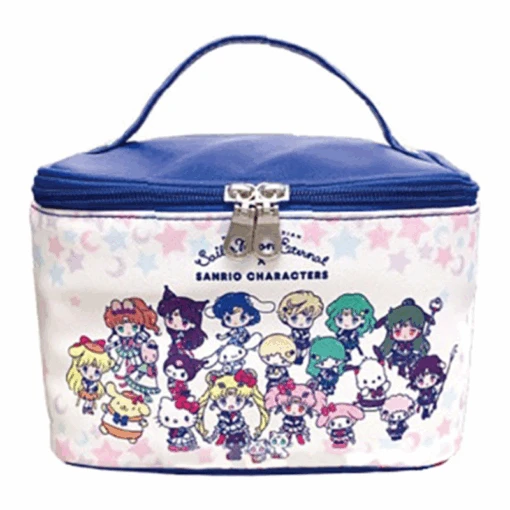 Sailor Moon X Sanrio Characters Zipper Vanity Bag - Image 3