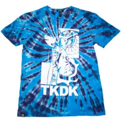 Tie Dye Snake Girl Blue Men's Tee