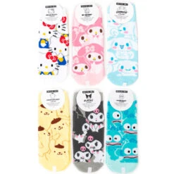 Sanrio Characters Various Poses Adult Socks