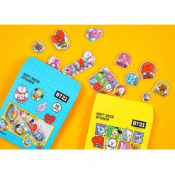 BTS BT21 Soft Deco Epoxy Stickers
