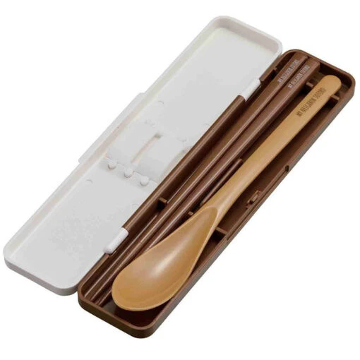 Totoro Silhouette Chopsticks And Spoon With Case - Image 2