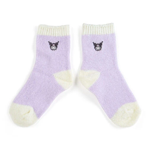Sanrio Characters Embroidered Chenille Adult Socks - Image 7