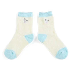Sanrio Characters Embroidered Chenille Adult Socks -Sweet Stationery Store wool socks pochacco