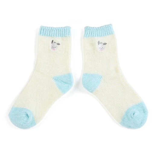 Sanrio Characters Embroidered Chenille Adult Socks - Image 6